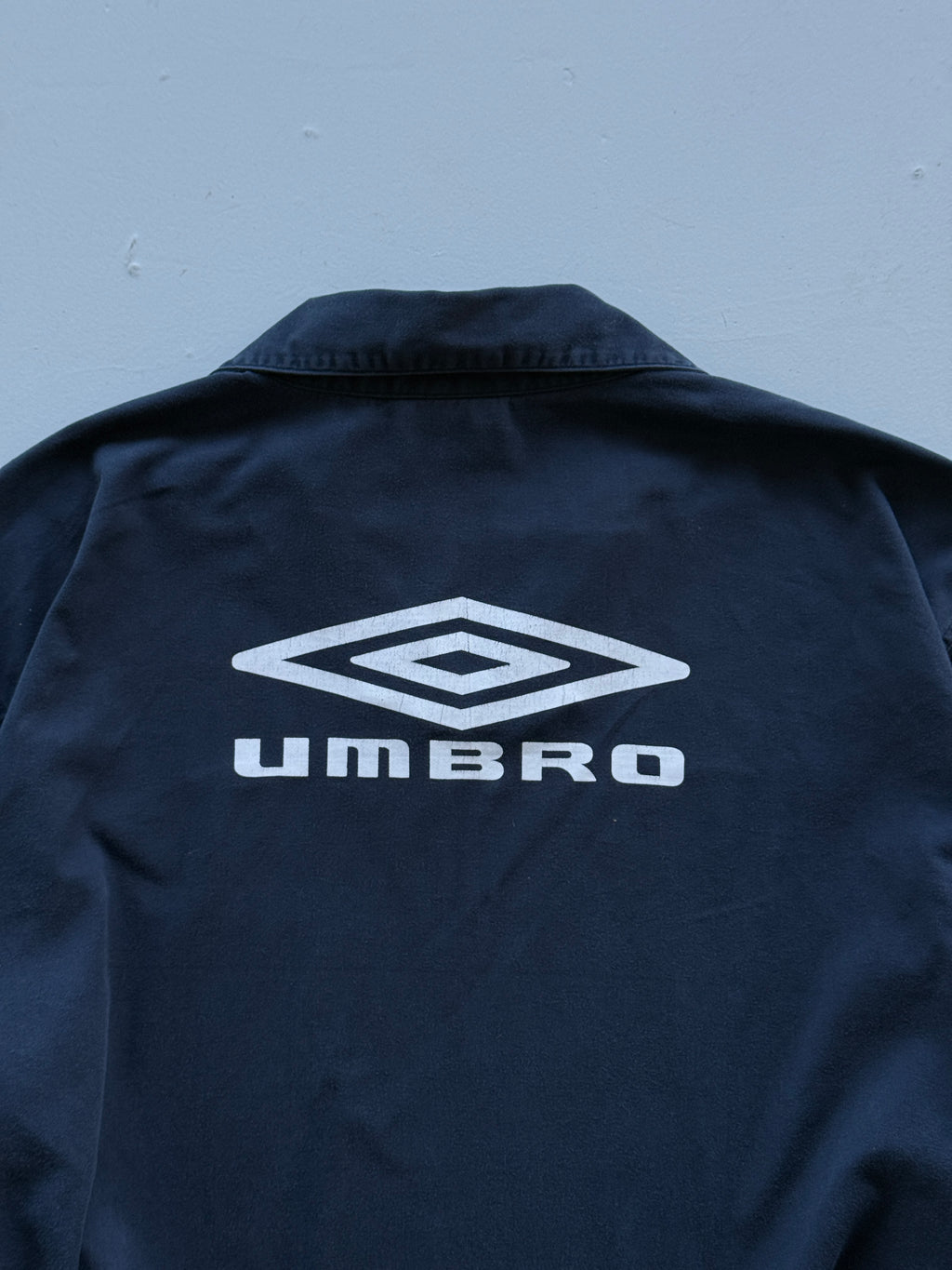 Umbro Navy Cotton 90's Vintage Training Sweatshirt - XL