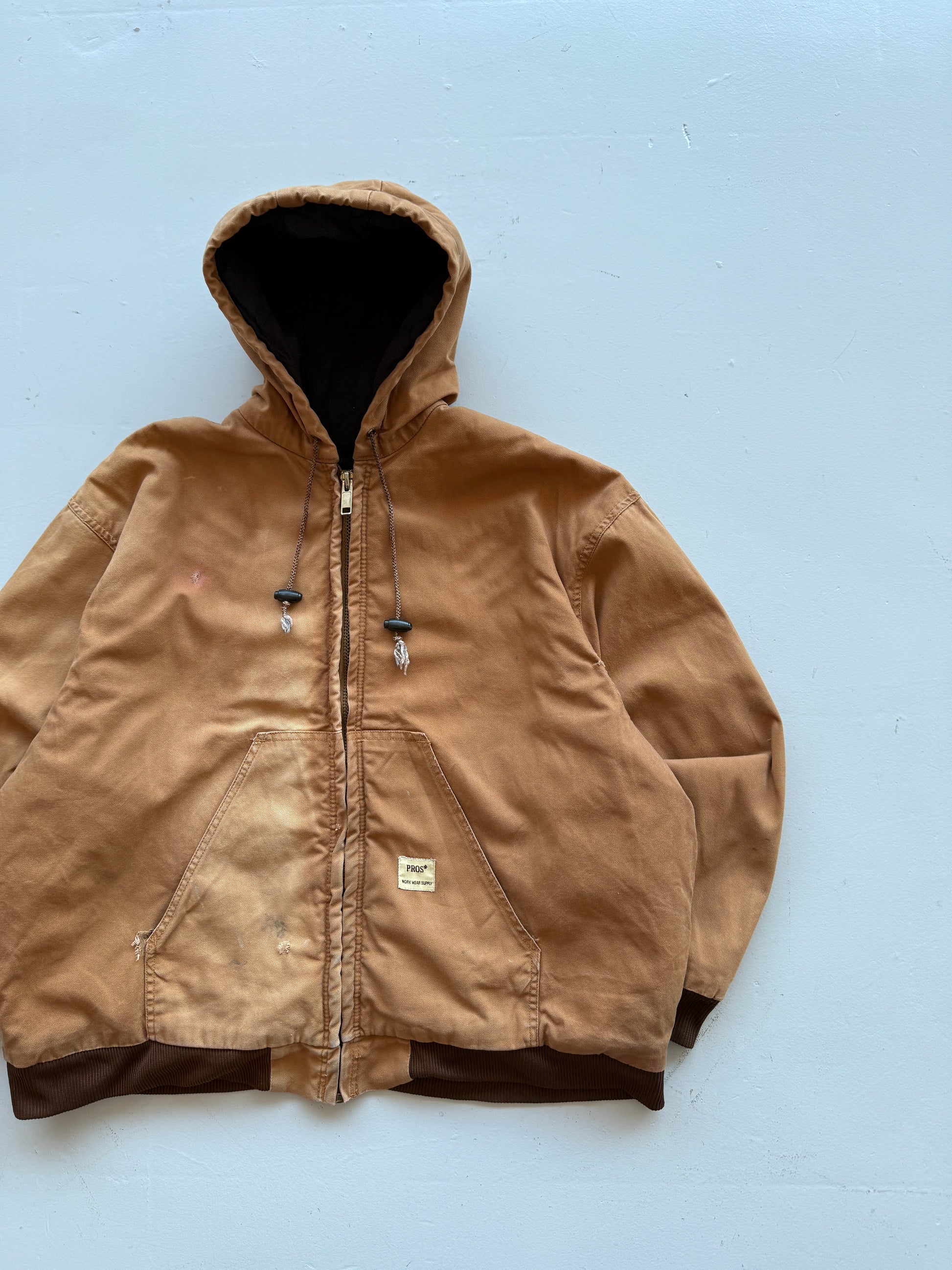 Tan Workwear Supply 90's Vintage Canvas Active Jacket - 2XL
