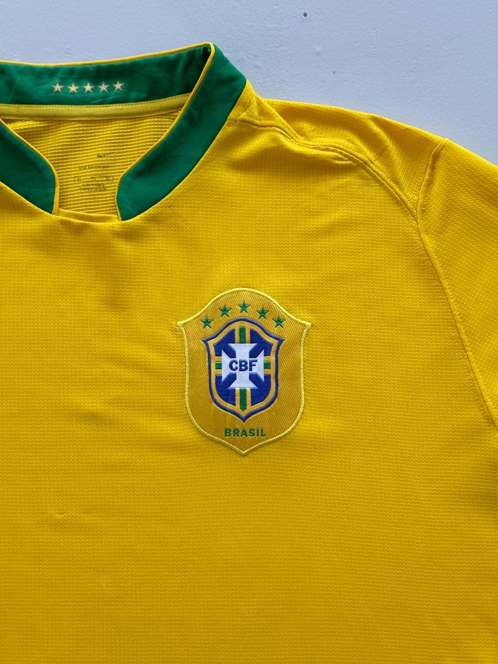Nike Brazil CBF 2000's Vintage Home 06/08 Football Shirt - XL