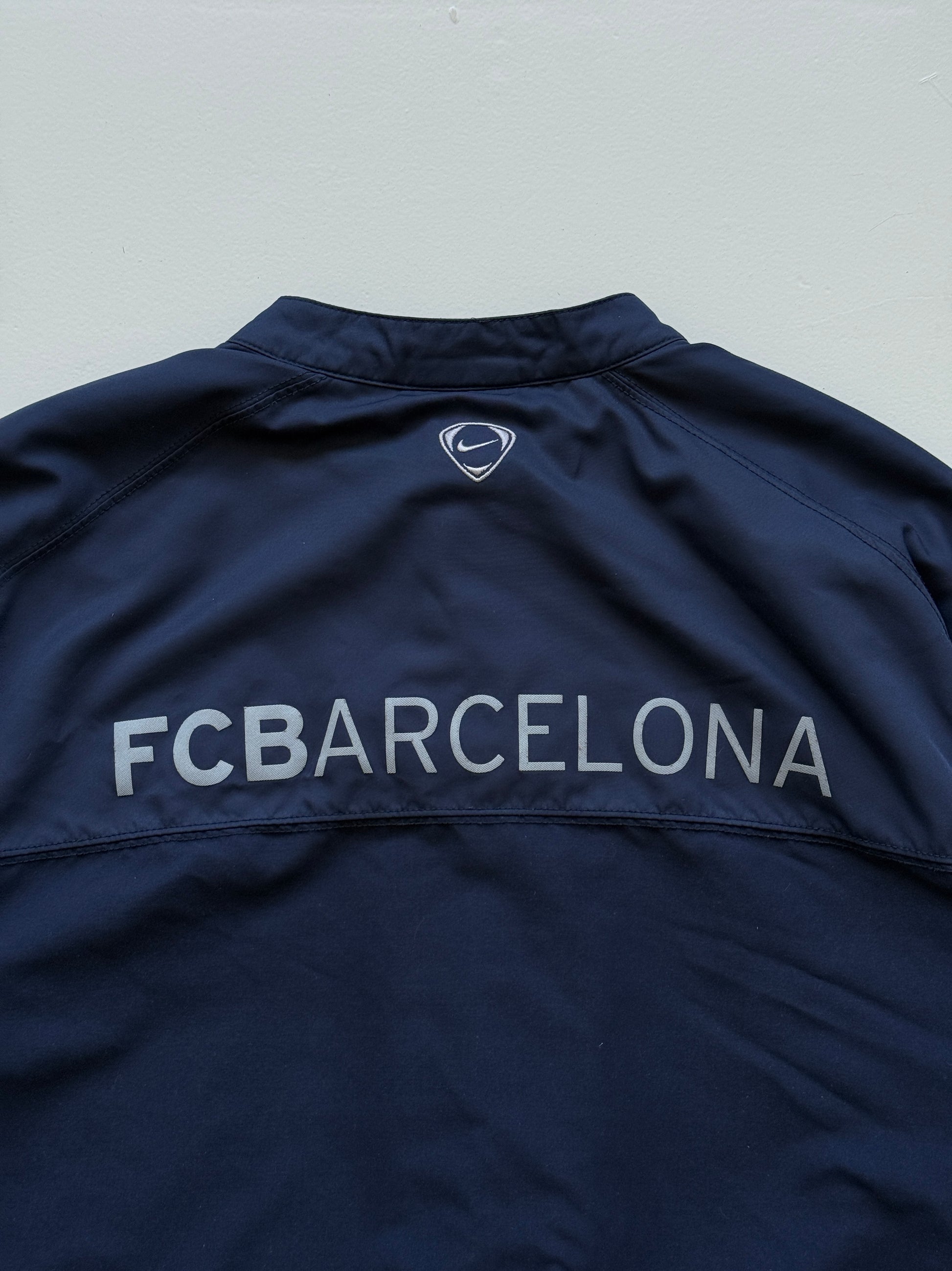 Nike FC Barcelona 00's Vintage Windbreaker Jacket - XL