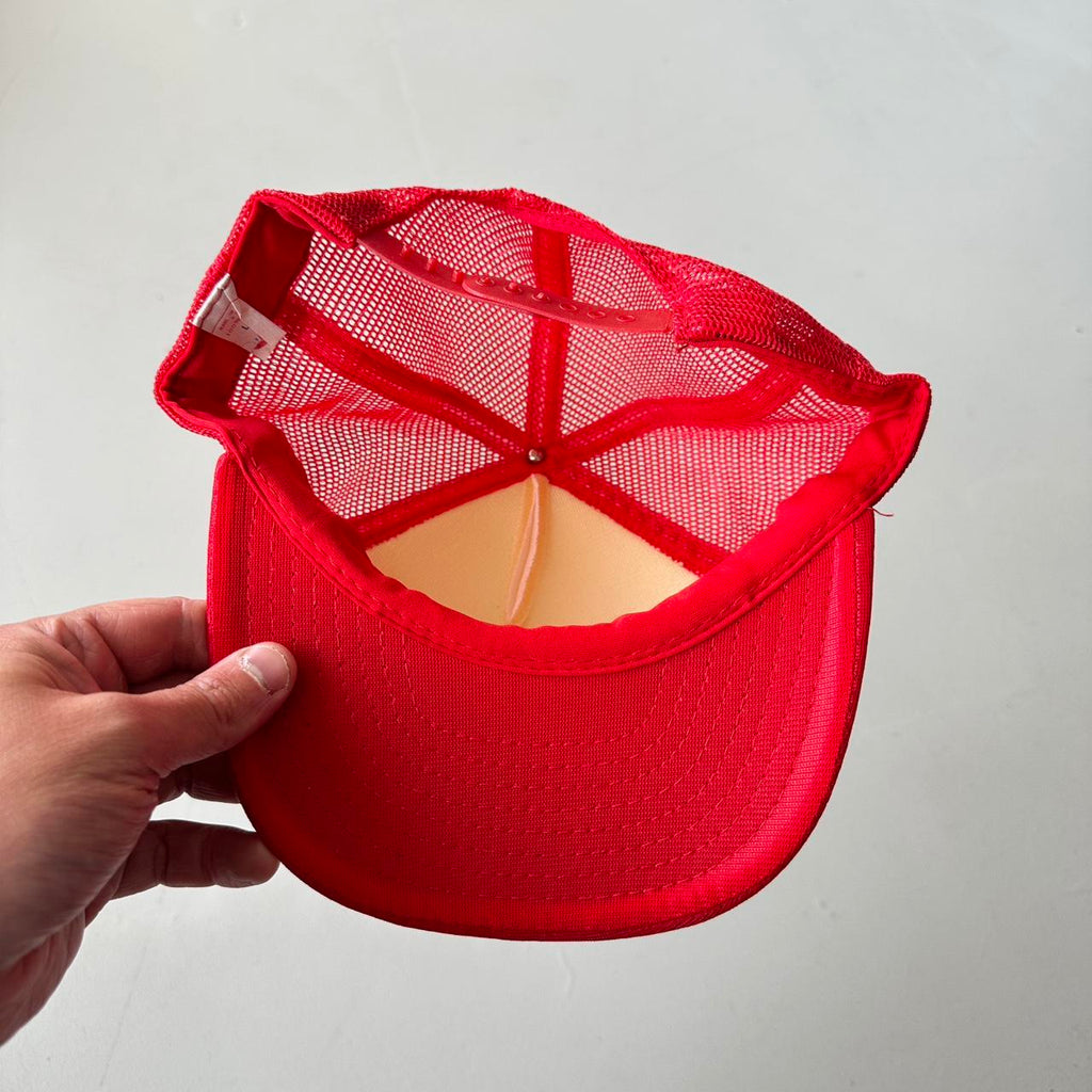 Red Mizlou TV Mesh and Foam Trucker SnapBack Cap