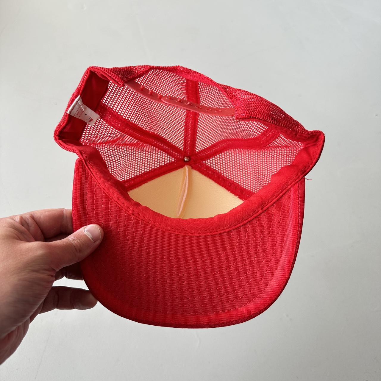 Red Mizlou TV Mesh and Foam Trucker SnapBack Cap