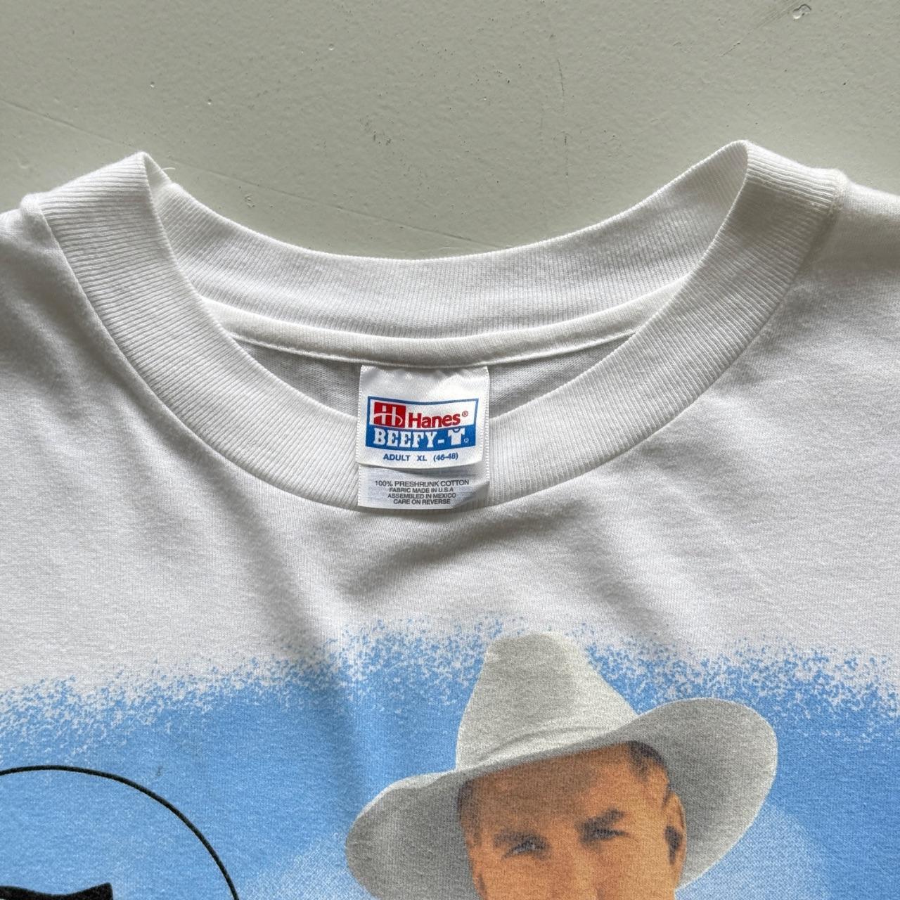 White Garth Brooks 90s Vintage Graphic Country Music T-Shirt - XL
