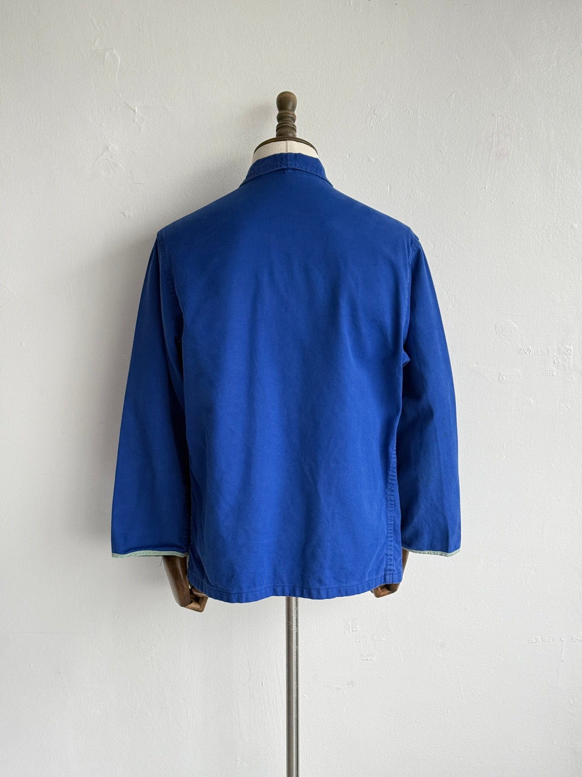 Blue French 1970's Vintage Workwear Chore Jacket CH552 - Medium