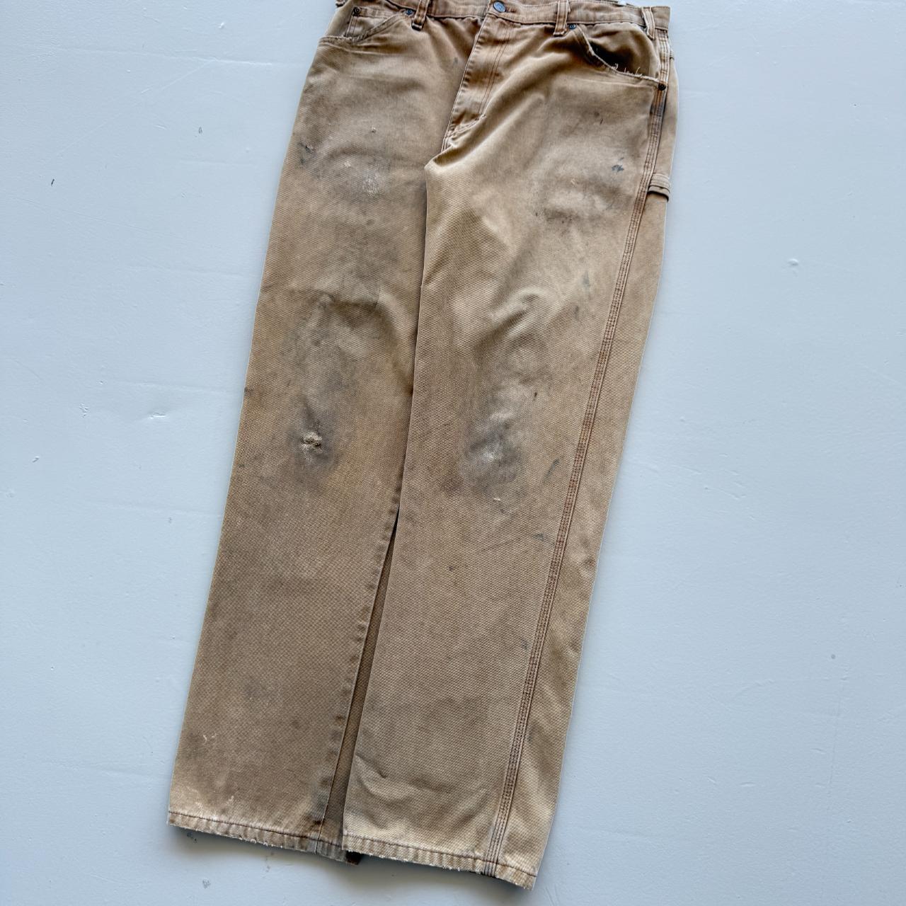 Hamilton Brown Dickies Thrashed Vintage Carpenter Pants - 34" x 32"