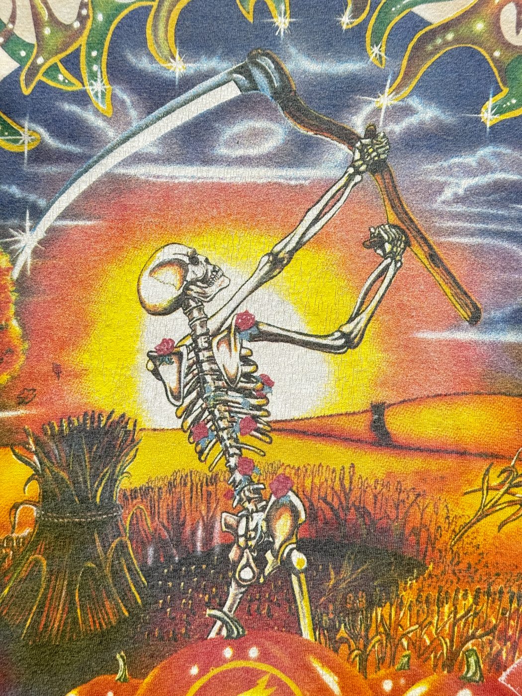 Grateful Dead Fall Tour 1994 Tie-Dye Vintage Graphic T-Shirt - Large