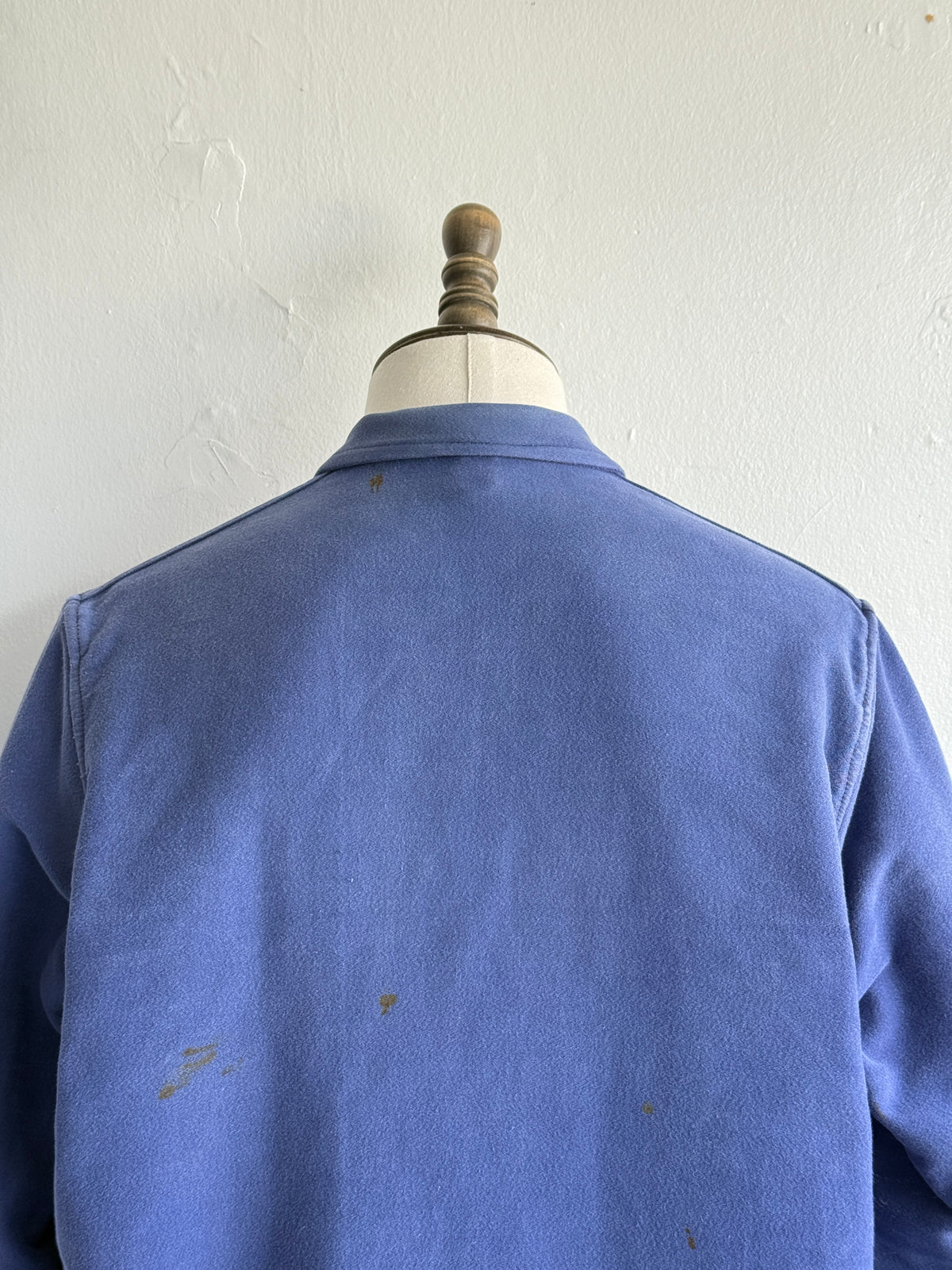 Faded Blue French 1960s Vintage Workwear Chore Jacket CH475 - Medium