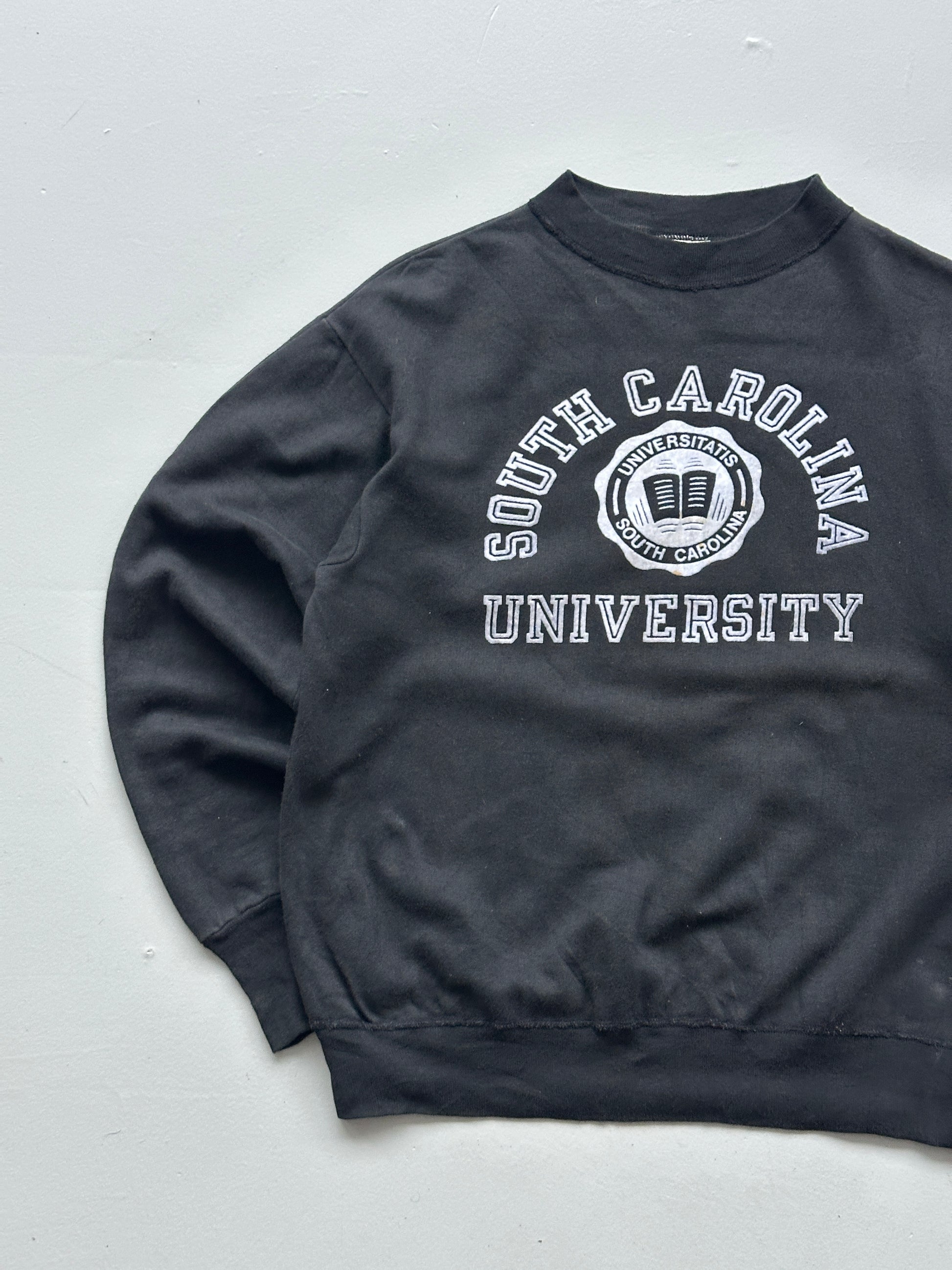 Black South Carolina University 60's/70's Vintage Sweatshirt - XS/Small