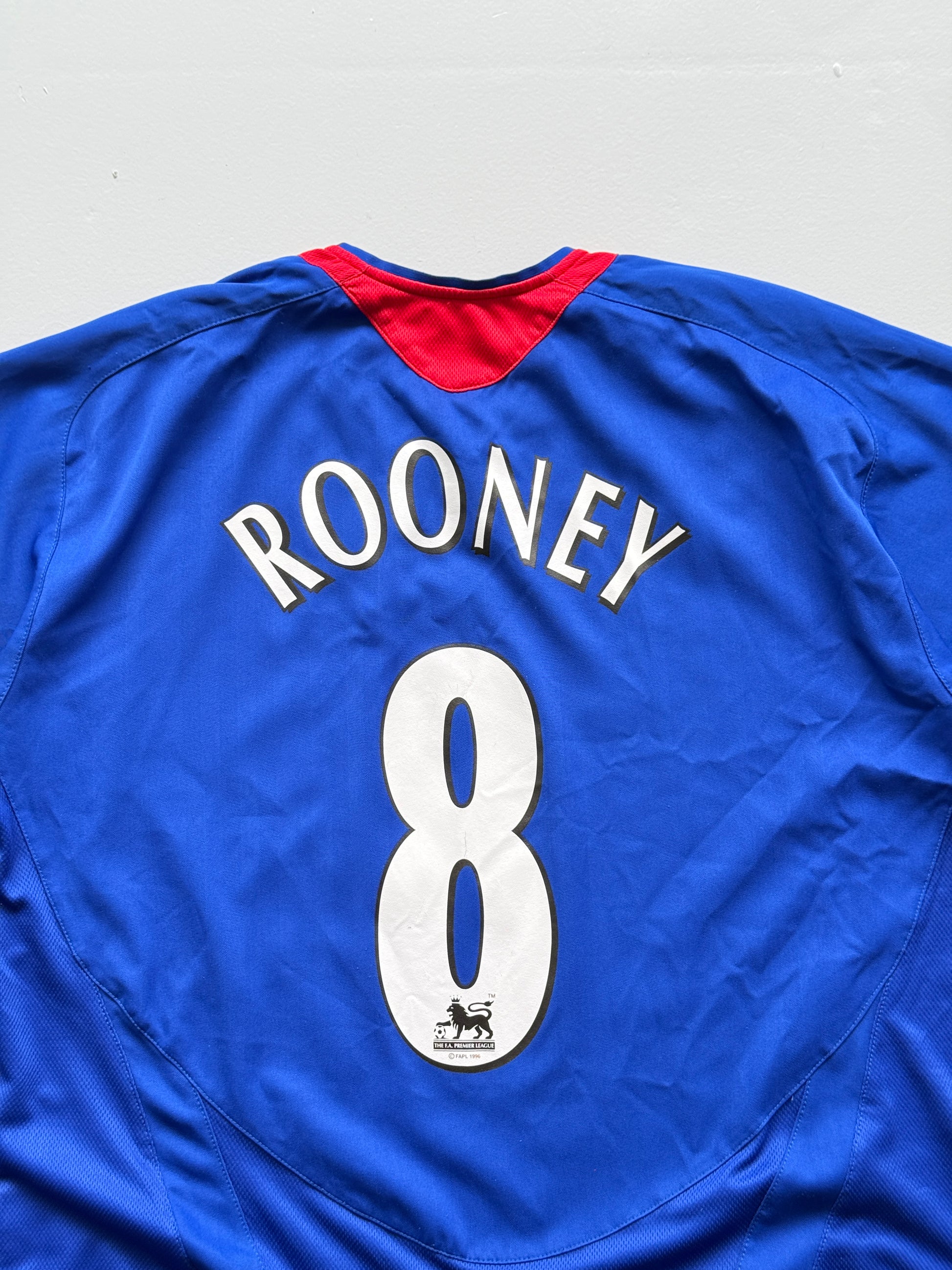 Nike Man Utd Vodafone Rooney #8 2005 Vintage Away Football Shirt - XL
