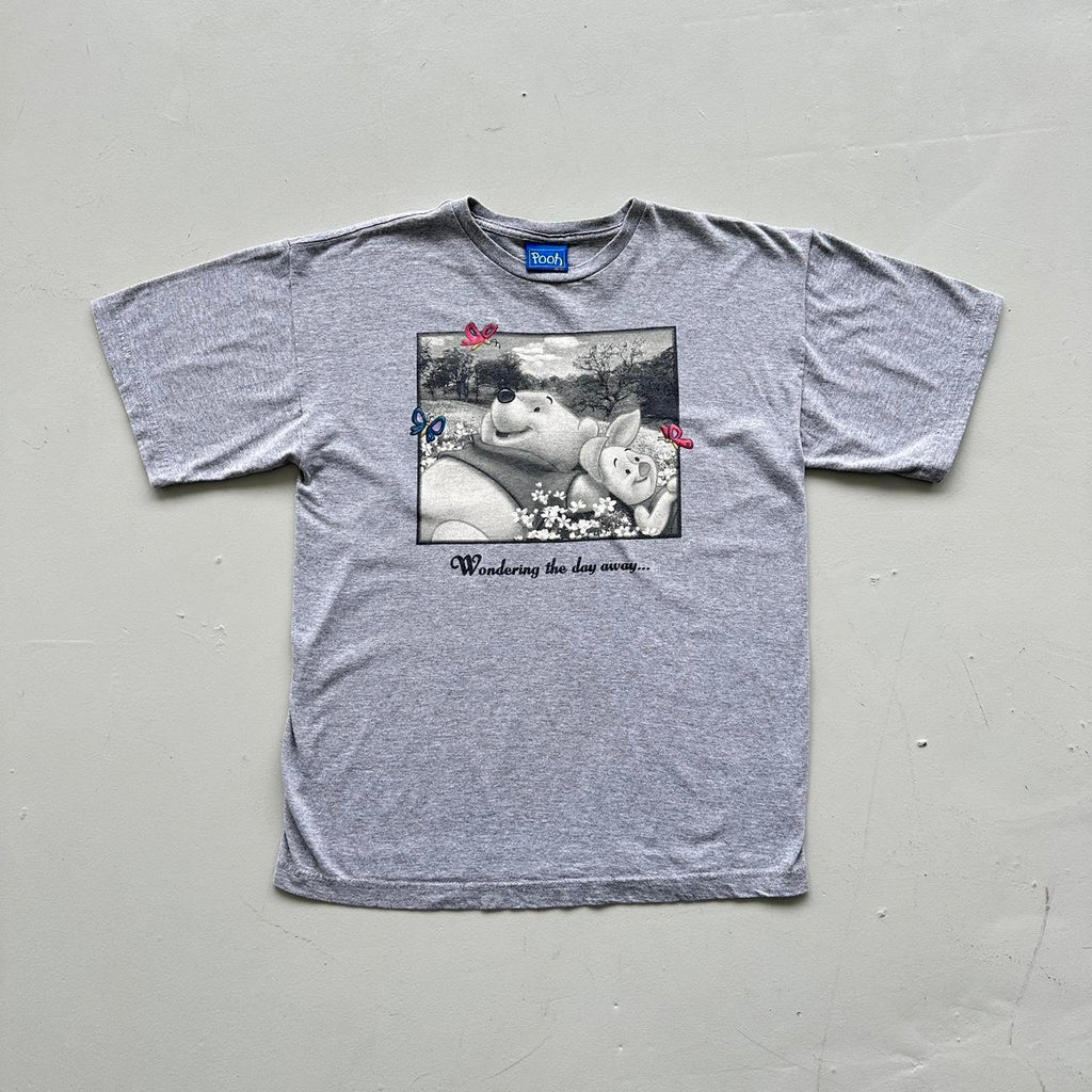 Grey Winnie The Pooh Disney Vintage T-shirt - Large