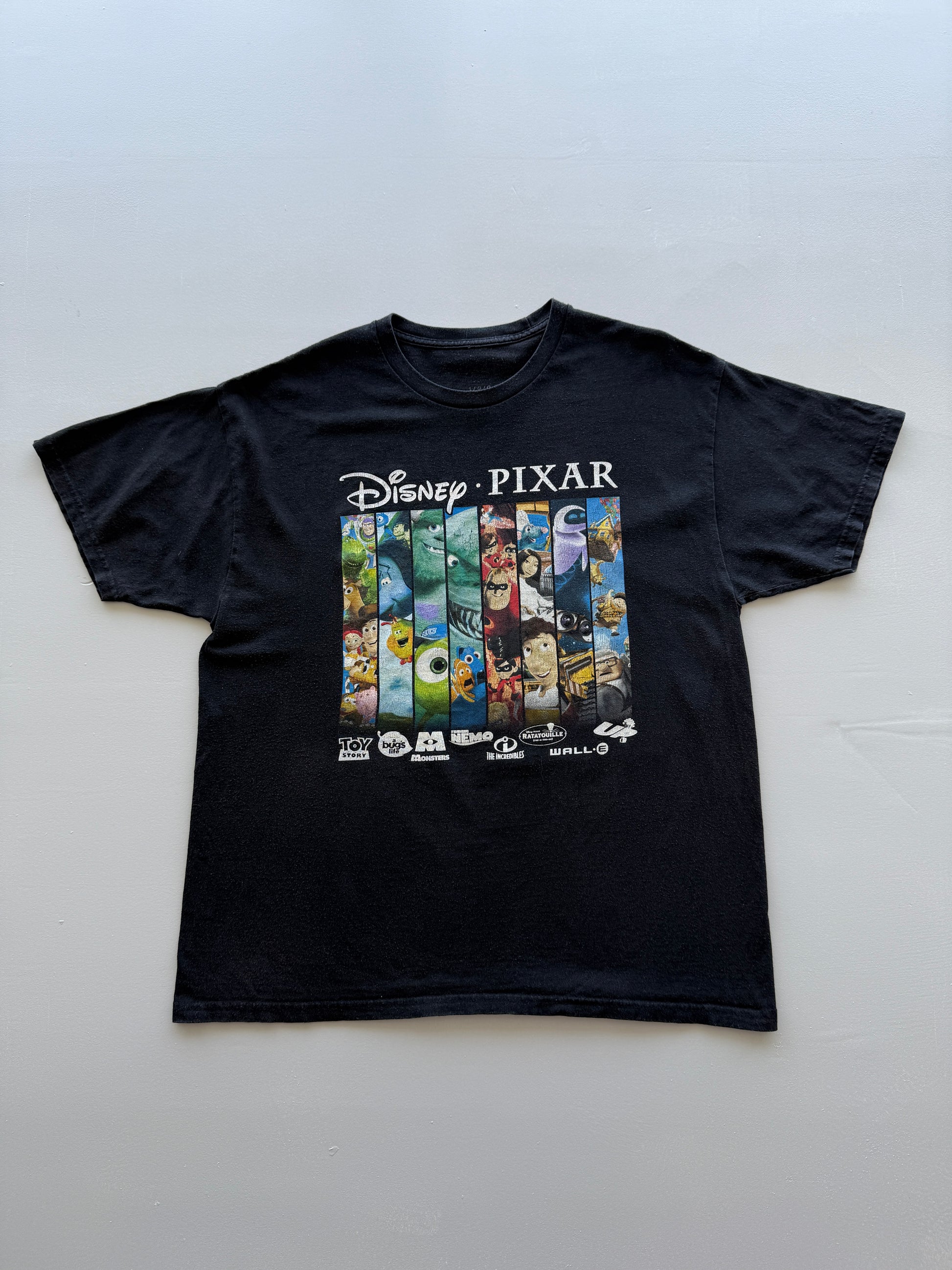 Disney Pixar Multi-Film 00's Vintage Graphic T-Shirt - Large