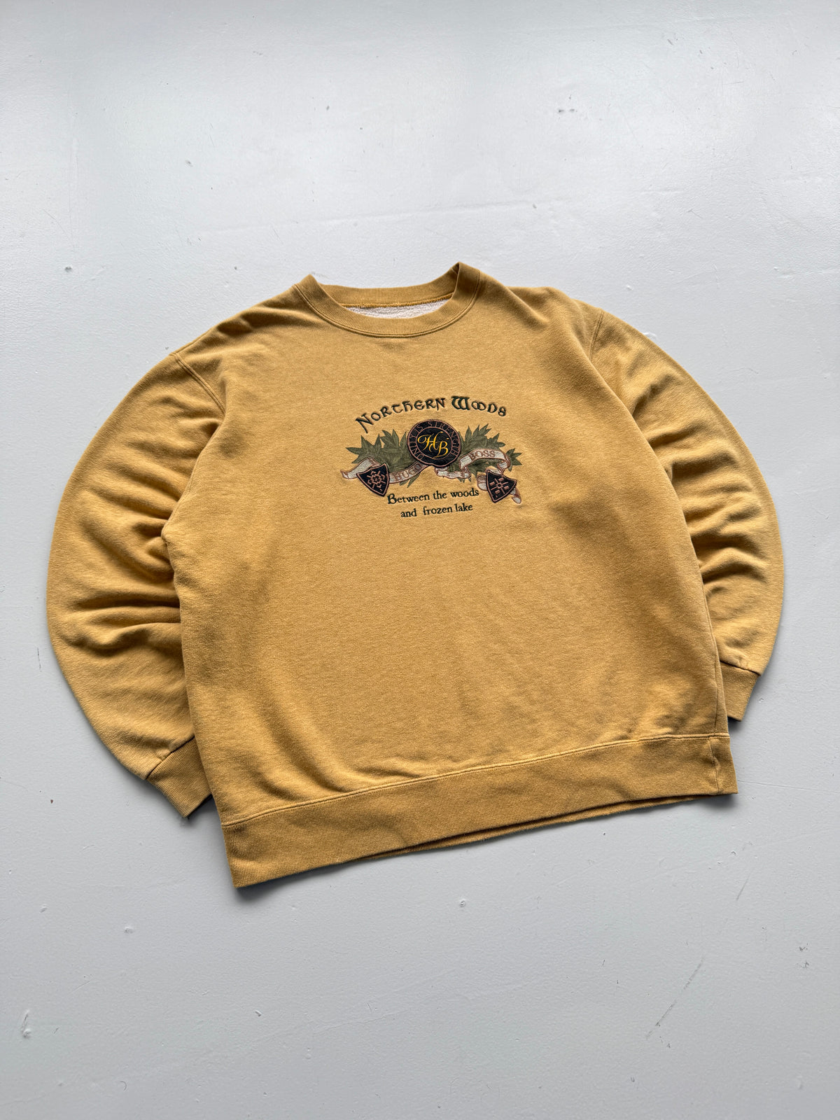 Hugo Boss Northern Woods 90's Vintage Sweatshirt - Medium