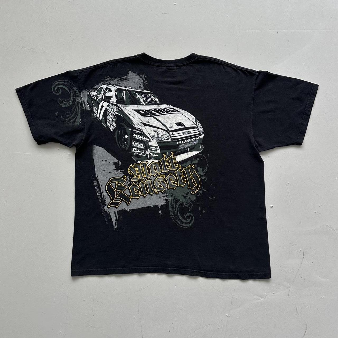 Black Nascar Y2K Tribal Vintage T-shirt - 2XL