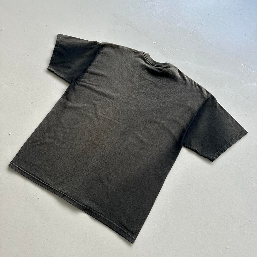 Black Faded Nova Scotia Biker Vintage 00's Graphic T-shirt - Large