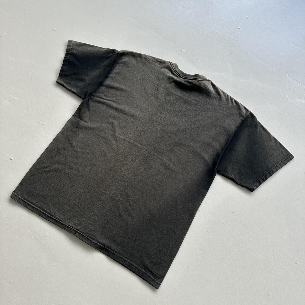 Black Faded Nova Scotia Biker Vintage 00's Graphic T-shirt - Large