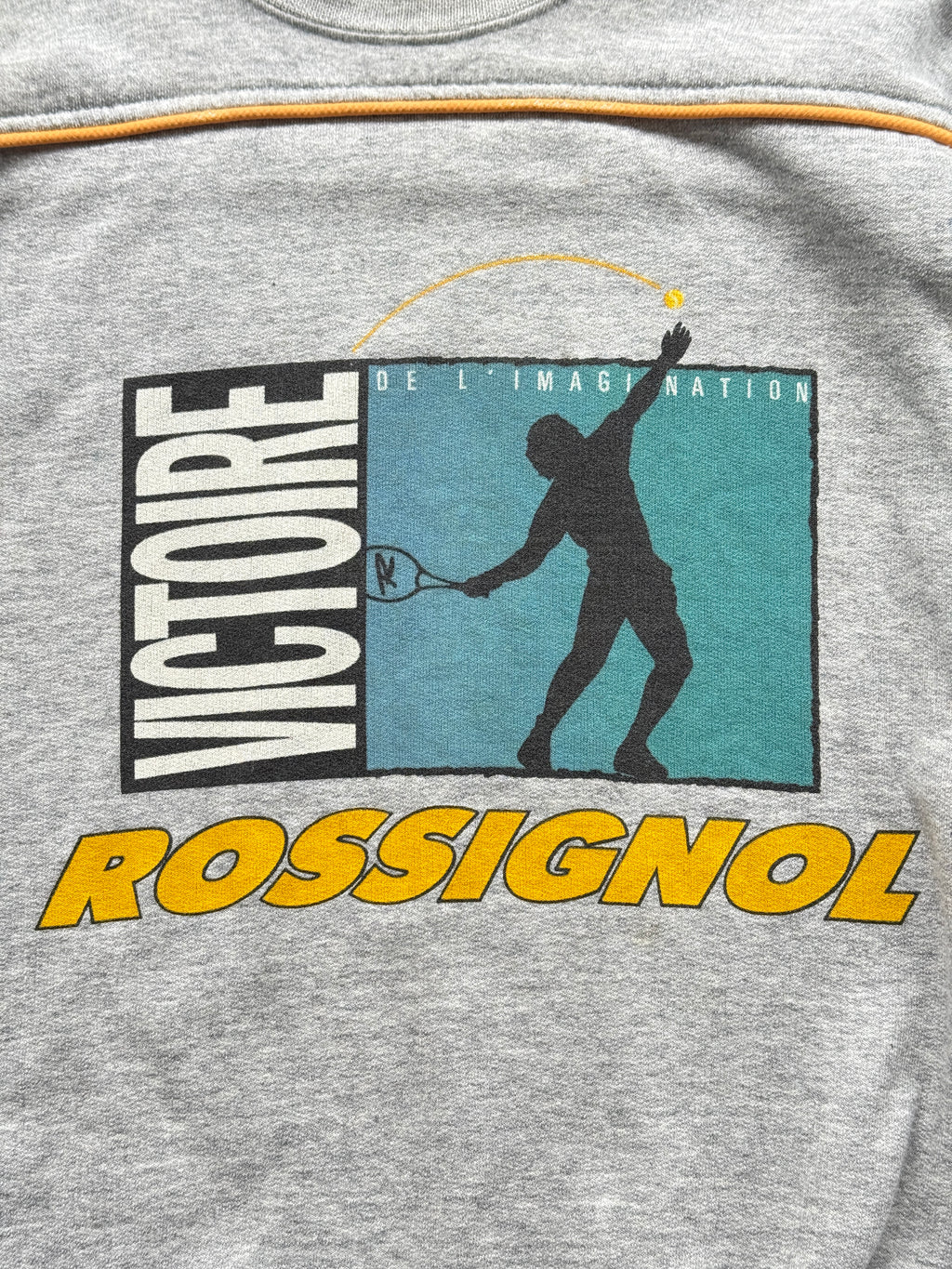 Rossignol Sportline Victoire Tennis 90's Vintage Sweatshirt - Large Boxy