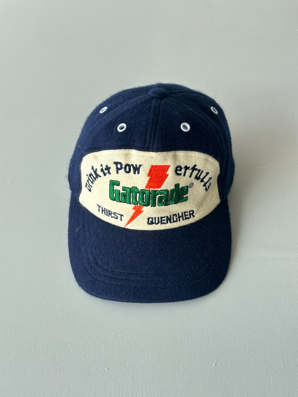 Navy Gatorade Thirst Quencher 80's Vintage SnapBack Trucker Cap