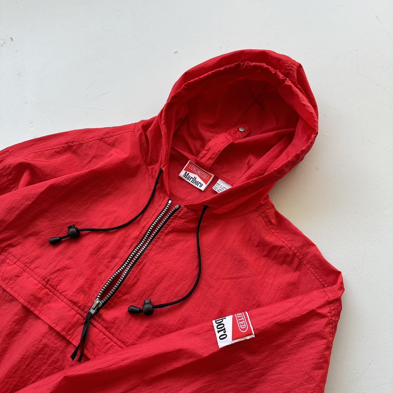 Red Marlboro Adventure 90s Vintage Smock- XL