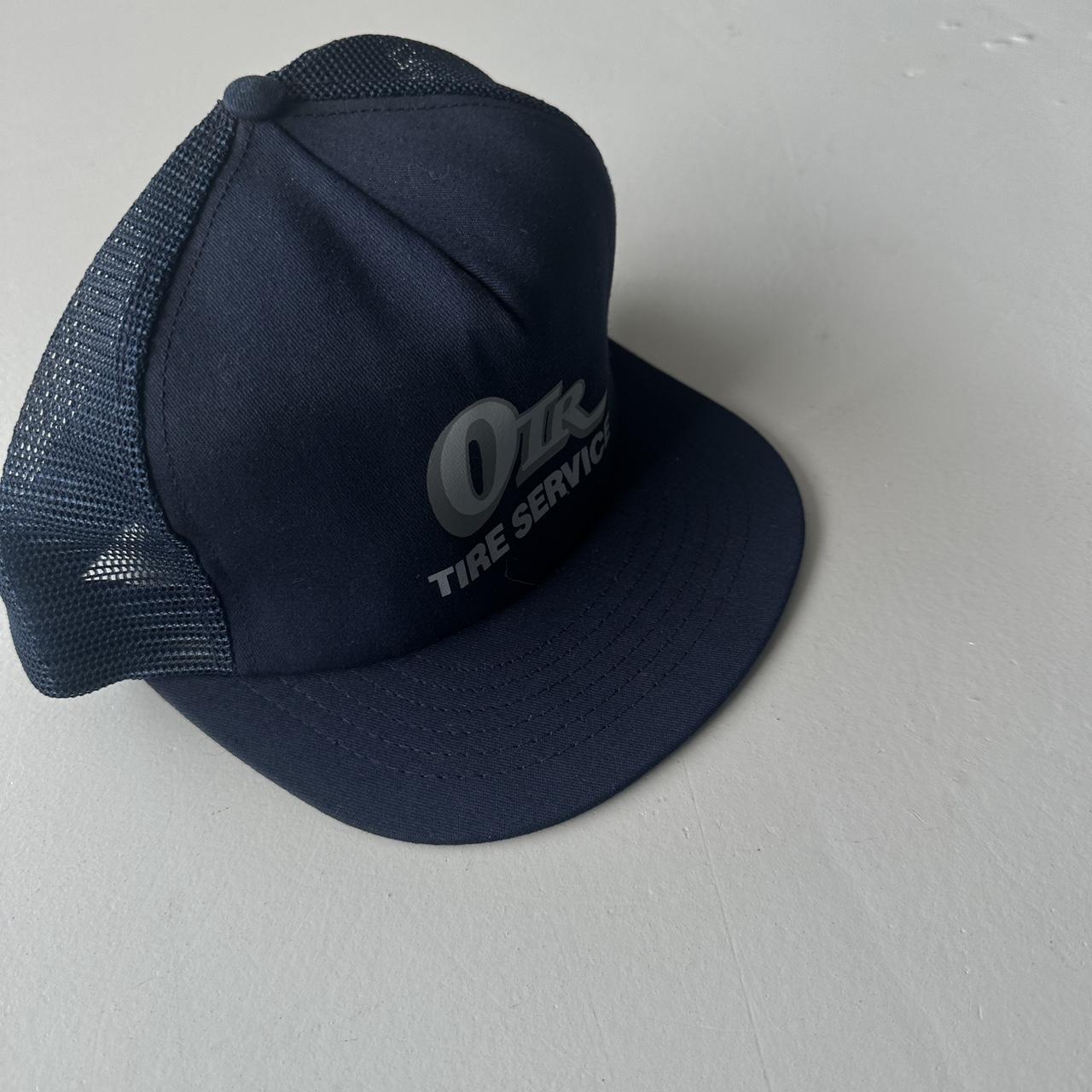 Navy OTR Tyre Service Mesh and Foam Trucker SnapBack Cap