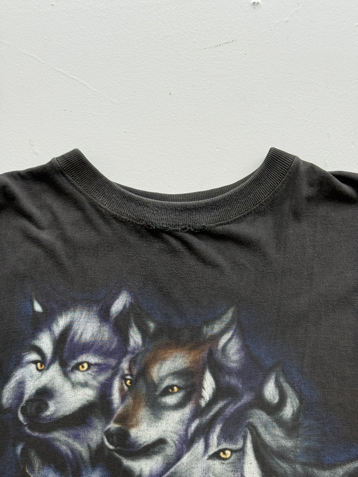 Black Guinness Wolf Graphic 90's Vintage T-Shirt - XL