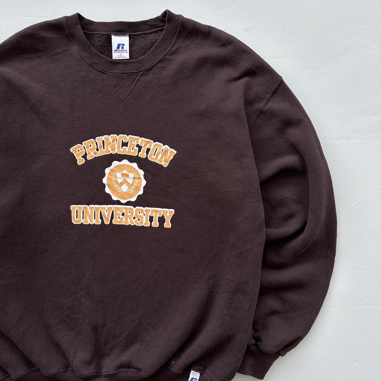 Brown Russell Athletic Princeton University 90s Sweatshirt - Large
