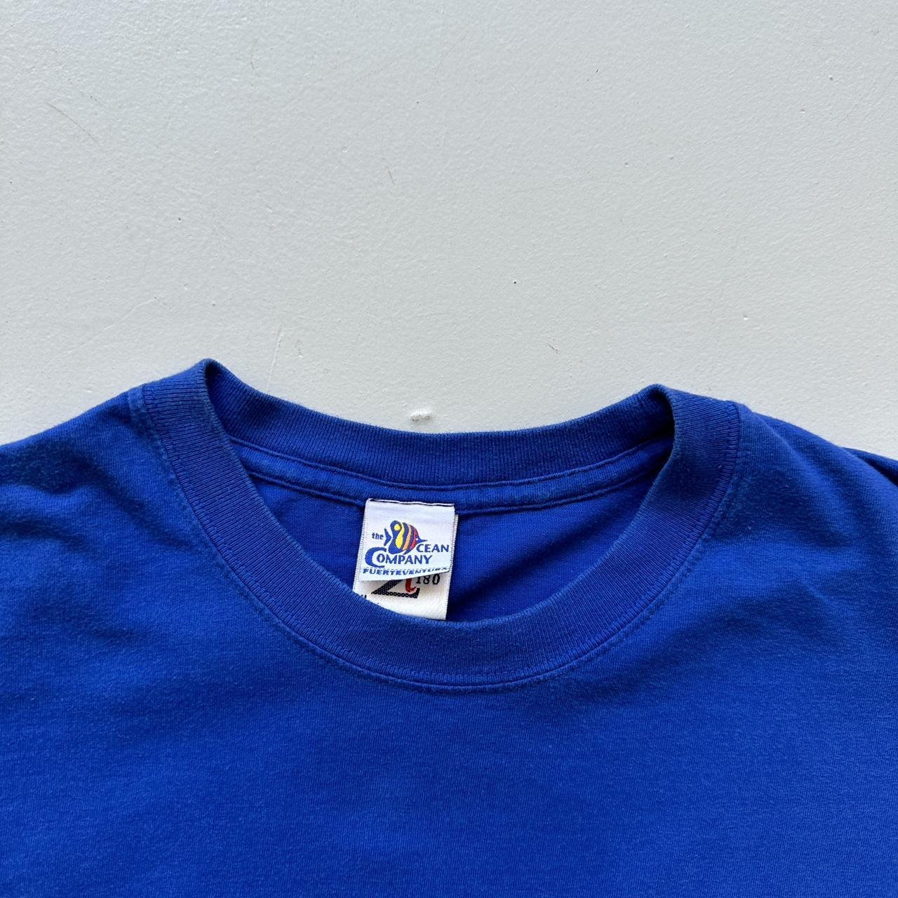 Blue No Surf Shark 00s T-shirt - XL