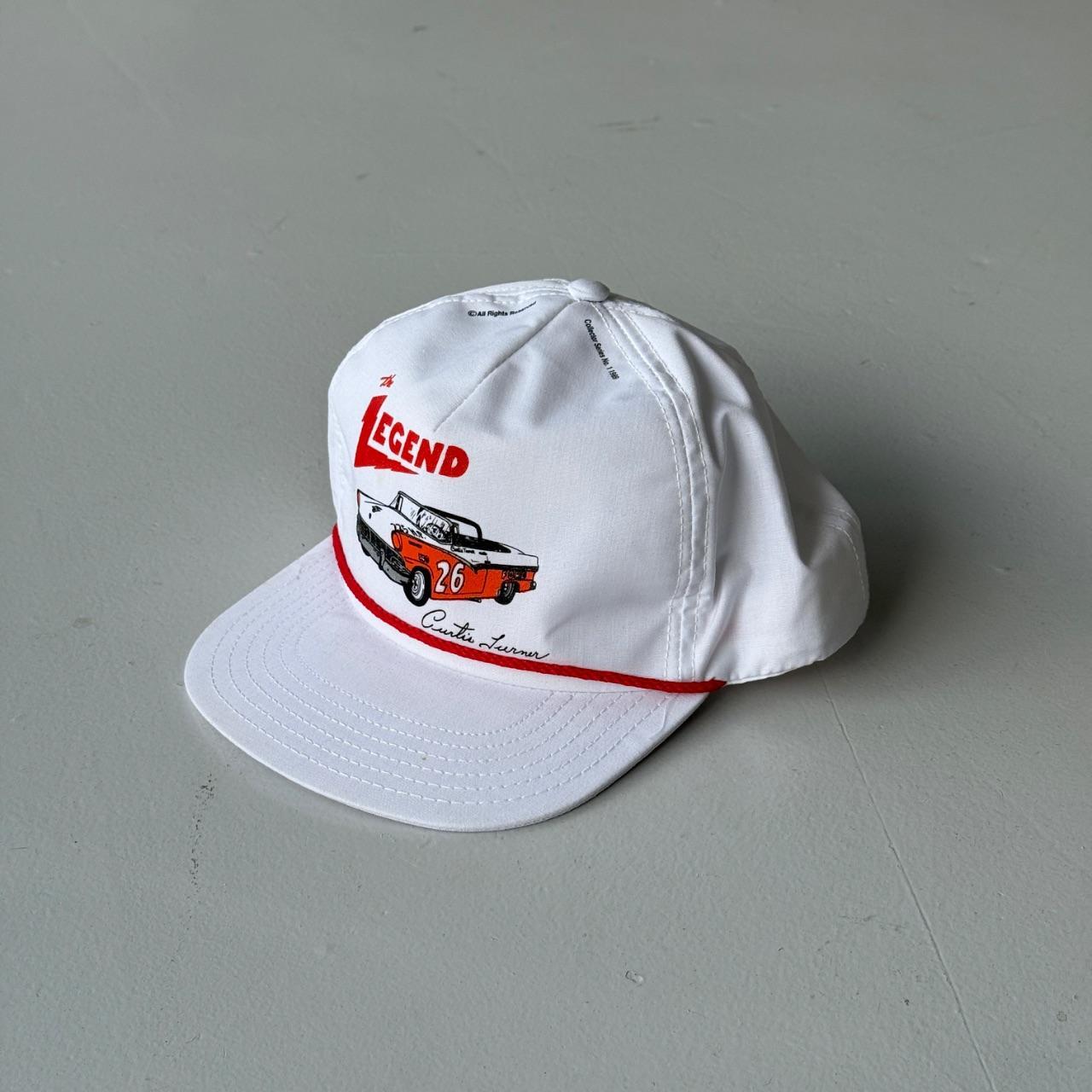 White The Legend Vintage SnapBack Trucker Cap