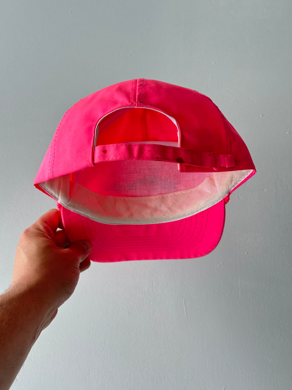 Neon Pink St. Michael's Aprilfest '94 Vintage SnapBack Trucker Cap