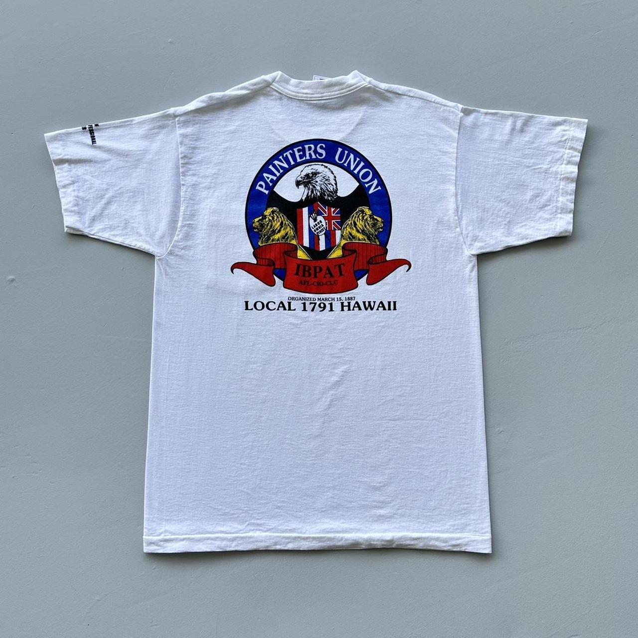 White Hawaii Painters Union Vintage 90’s T-shirt - Large