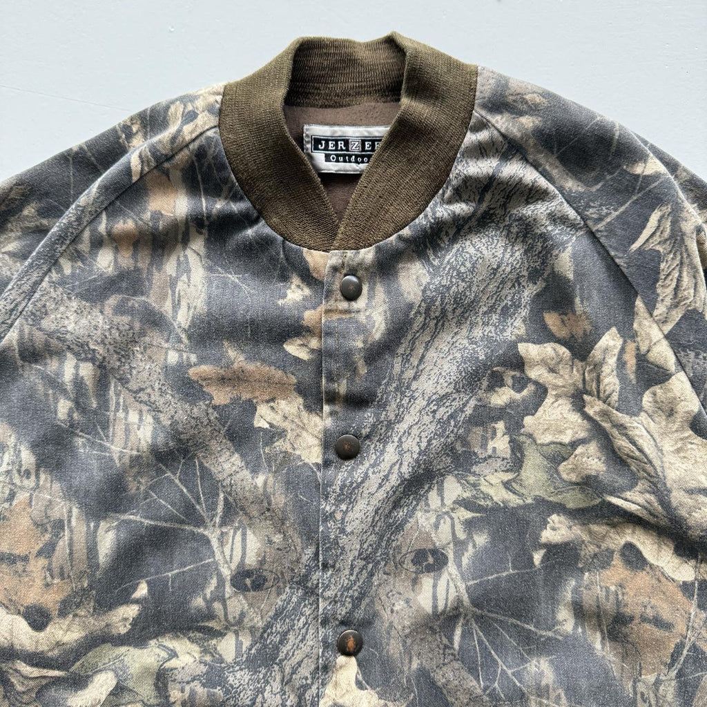 Jerzees Outdoors Real Tree Outdoors 90's Bomber Jacket - Medium