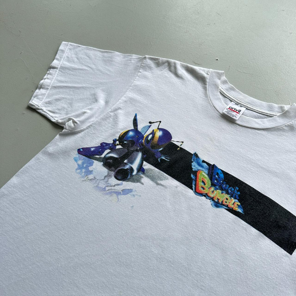 White Buck Bumble Nintendo N64 Promo Vintage 90's T-shirt - Large