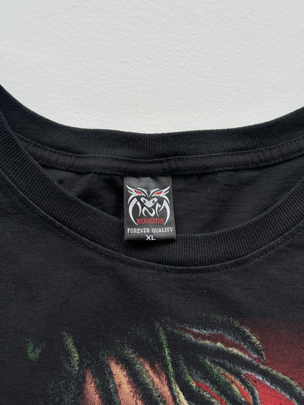 Rockvolution Bob Marley King of Reggae Vintage Graphic T-Shirt - XL