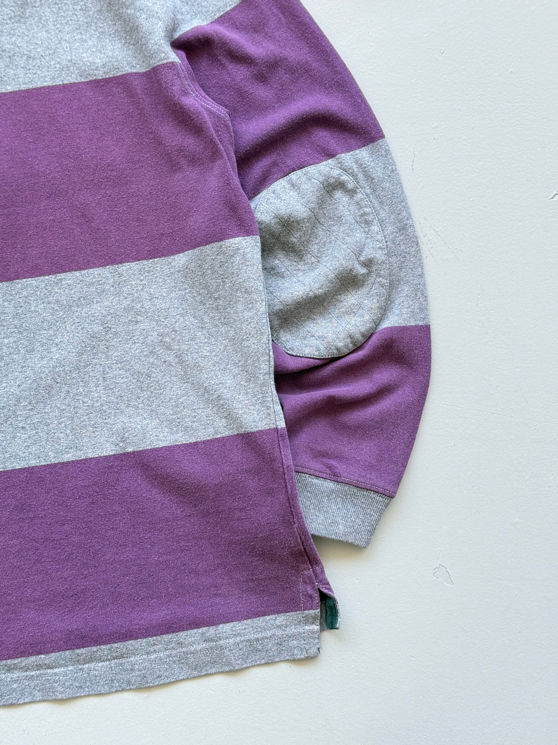 Pedro del Hierro Striped Vintage Long Sleeve Rugby Polo - Medium