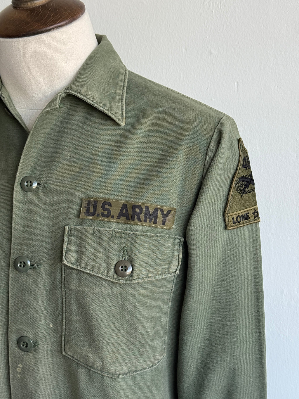 U.S. Army Gamboa Vintage 1960's Military Utility Shirt - Small