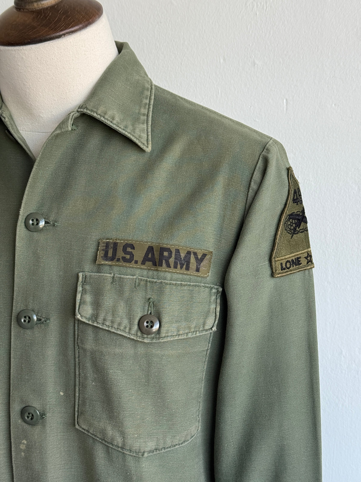 U.S. Army Gamboa Vintage 1960's Military Utility Shirt - Small