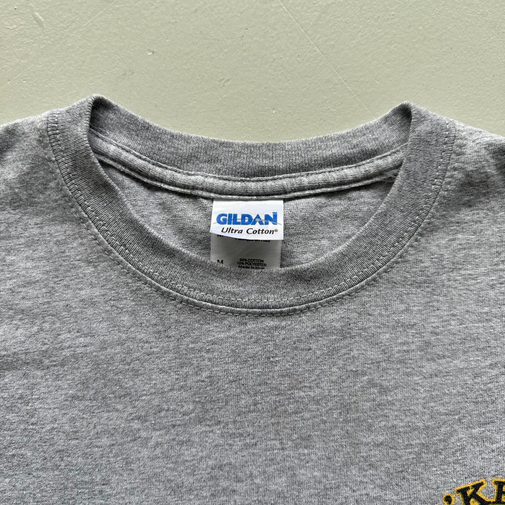 Grey O'Keiki Baseball 00s Vintage T-shirt - Medium