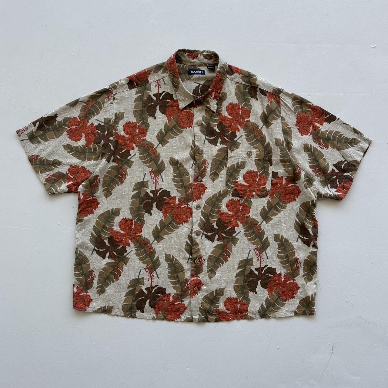 Hawaiin Cotton Summer 90s Vintage Shirt - 2XL