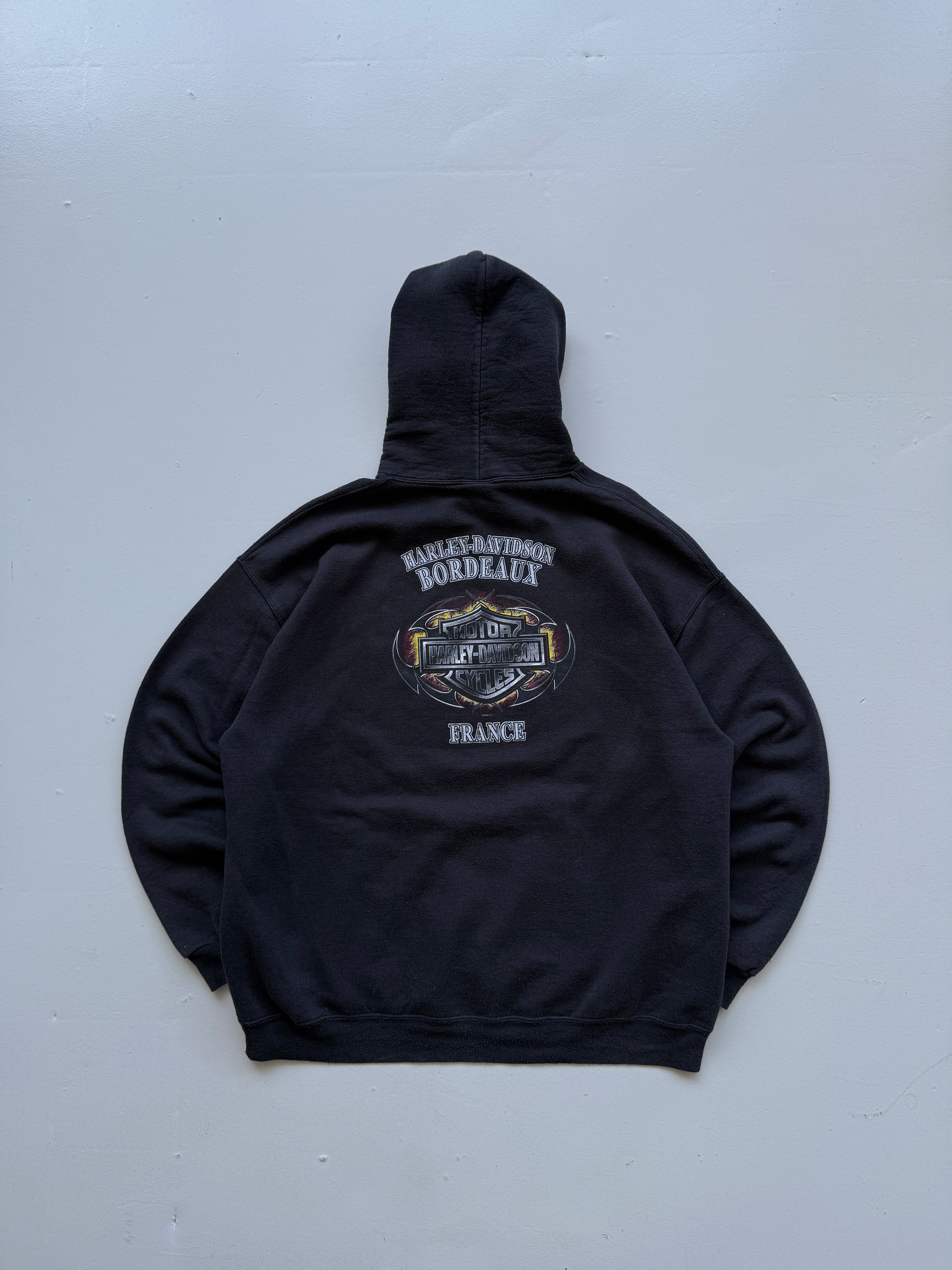 Harley-Davidson Bordeaux France Y2K Vintage Hoodie - XL
