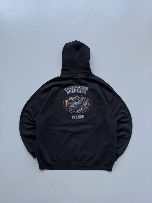 Harley-Davidson Bordeaux France Y2K Vintage Hoodie - XL