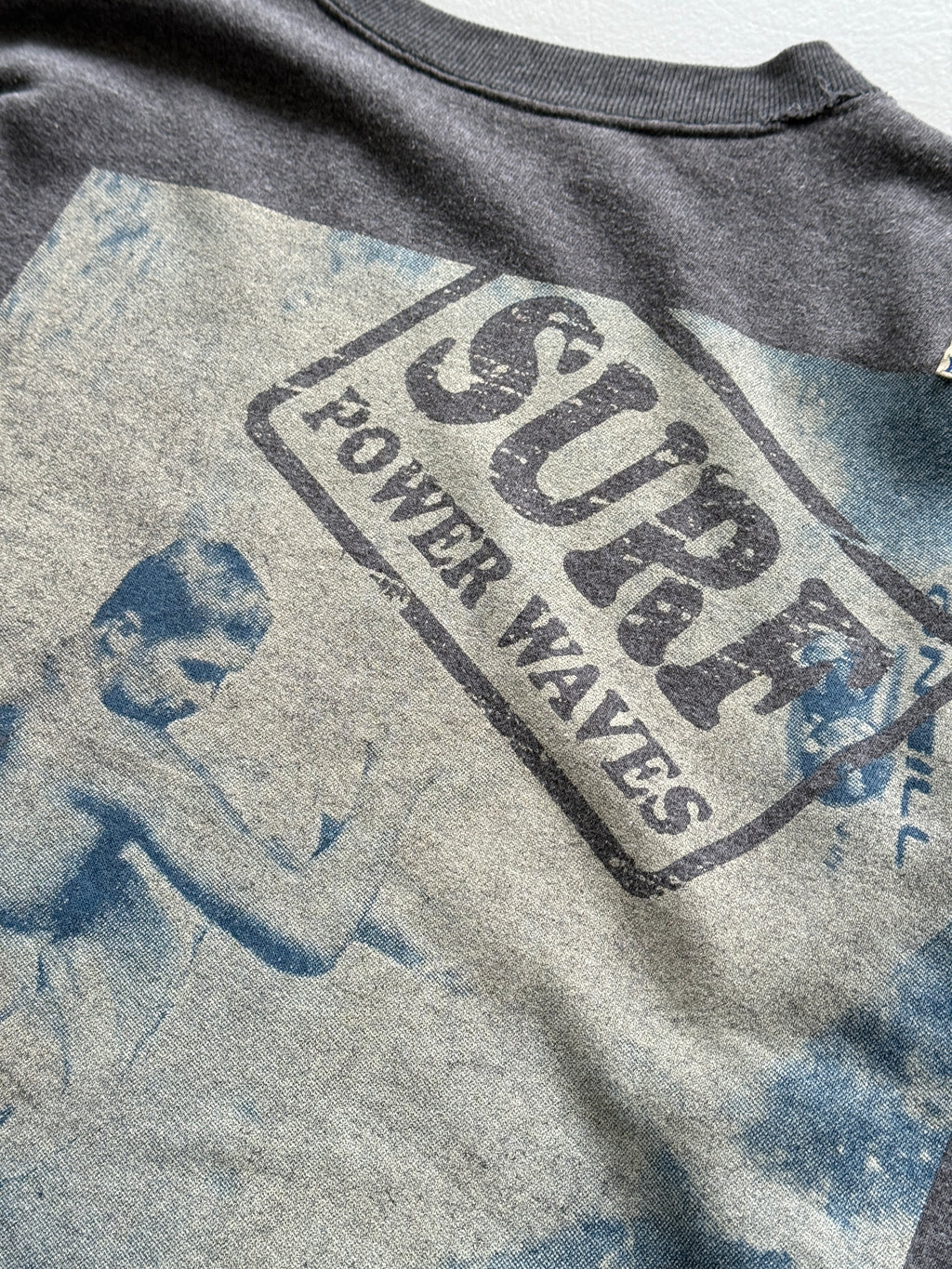 Grey Brownie 90's Vintage Surfer Graphic Sweatshirt Jumper - Small