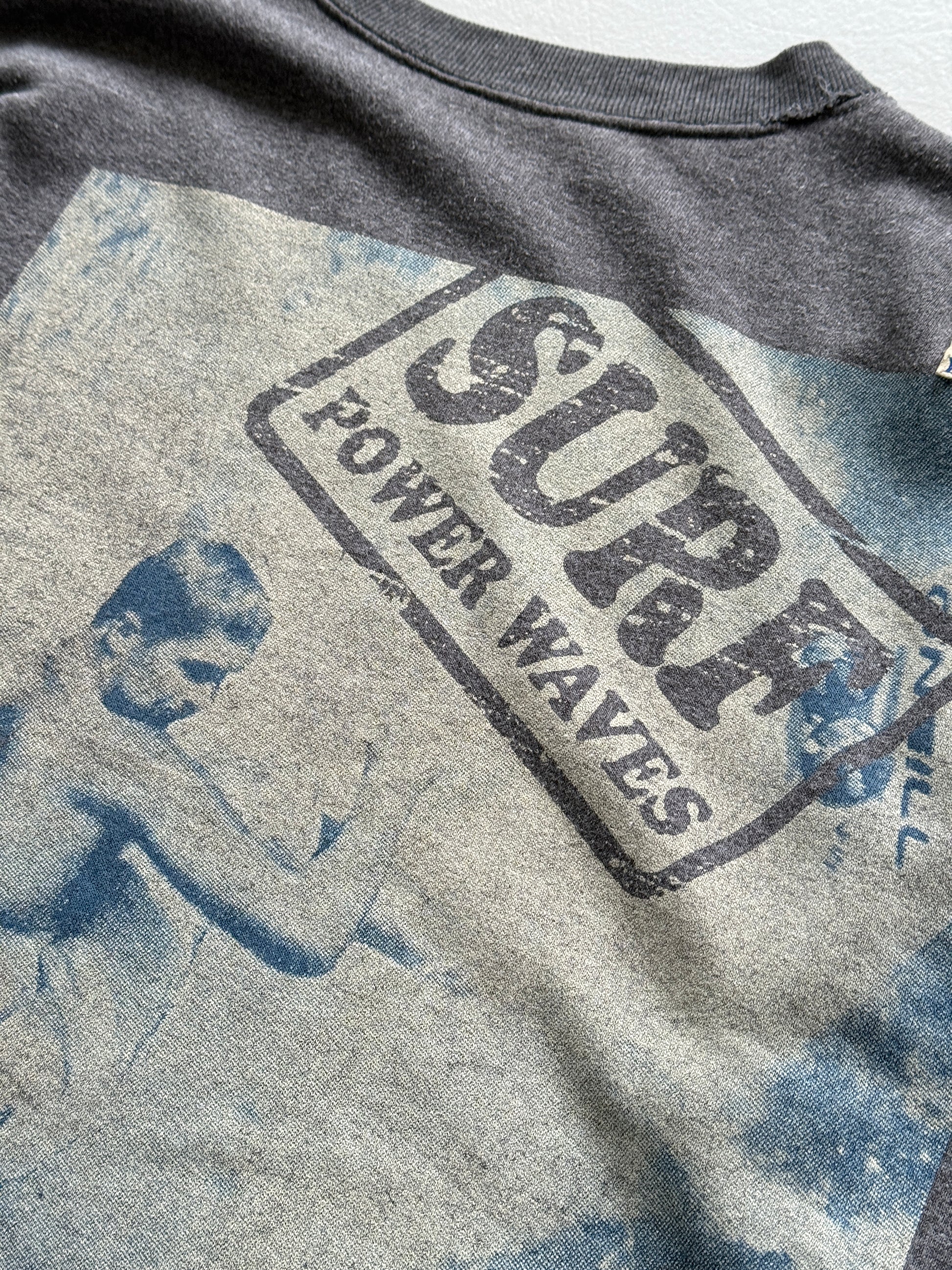 Grey Brownie 90's Vintage Surfer Graphic Sweatshirt Jumper - Small