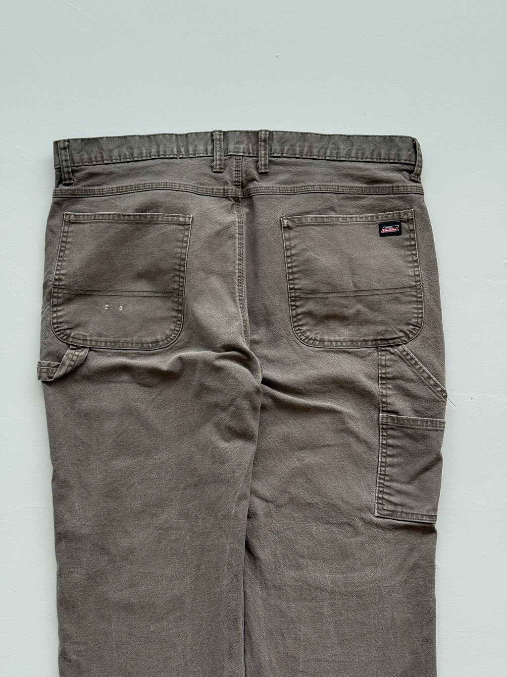 Brown Dickies 00's Vintage Carpenter Workwear Trousers - W38 x L29