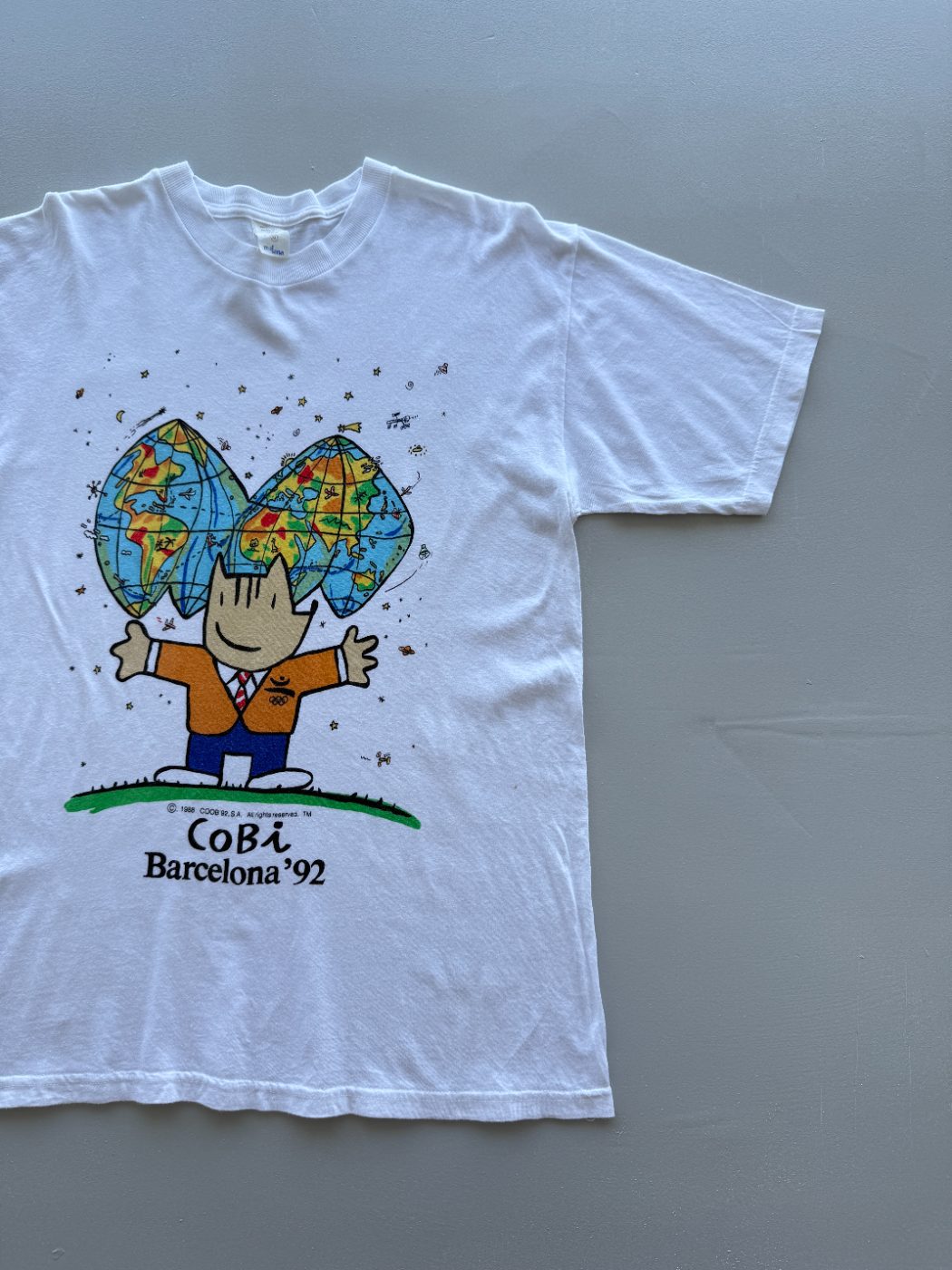 Cobi Barcelona '92 Olympics Vintage T-Shirt - XL