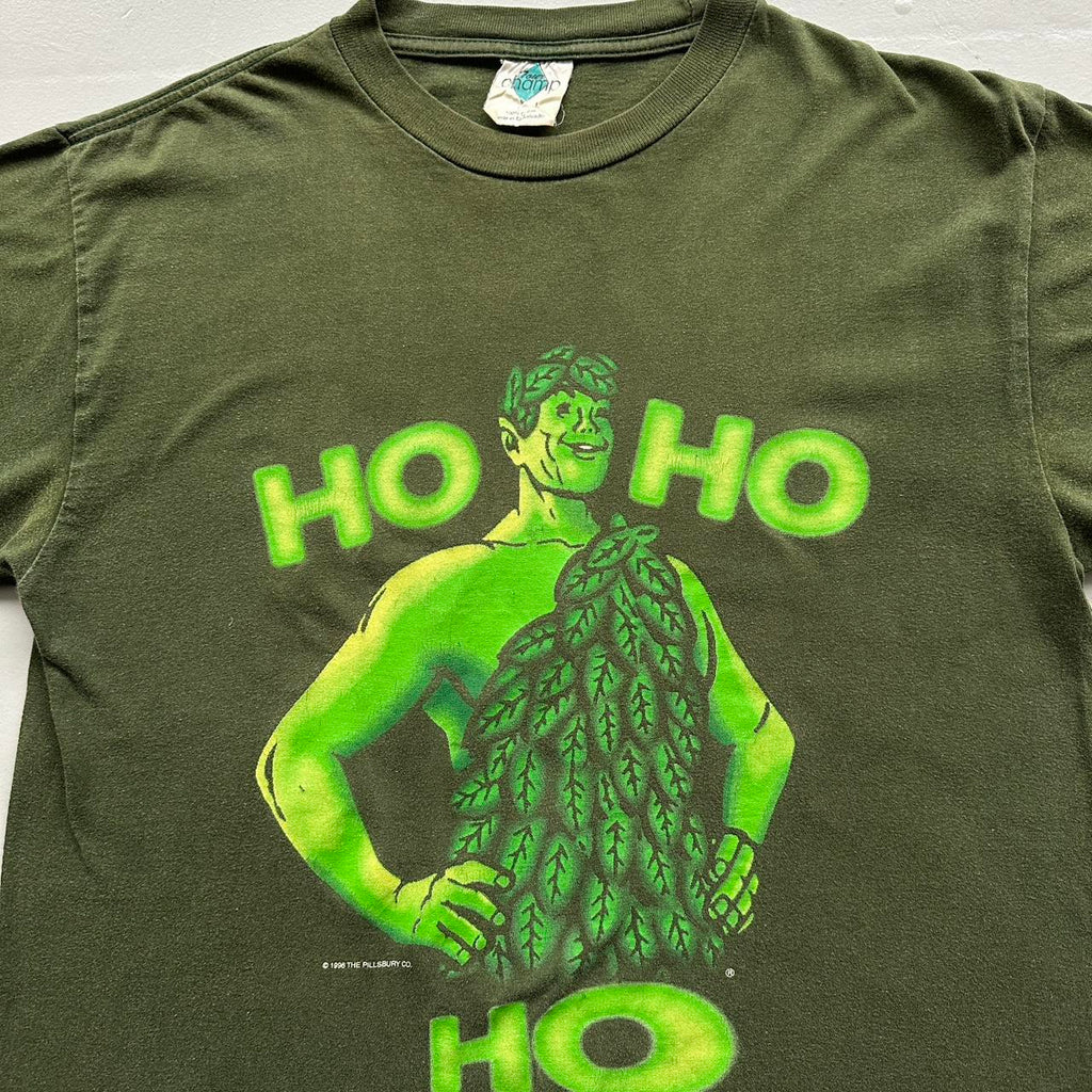 Green Pillsbury Jolly Green Giant 90s Vintage Graphic T-Shirt - Large