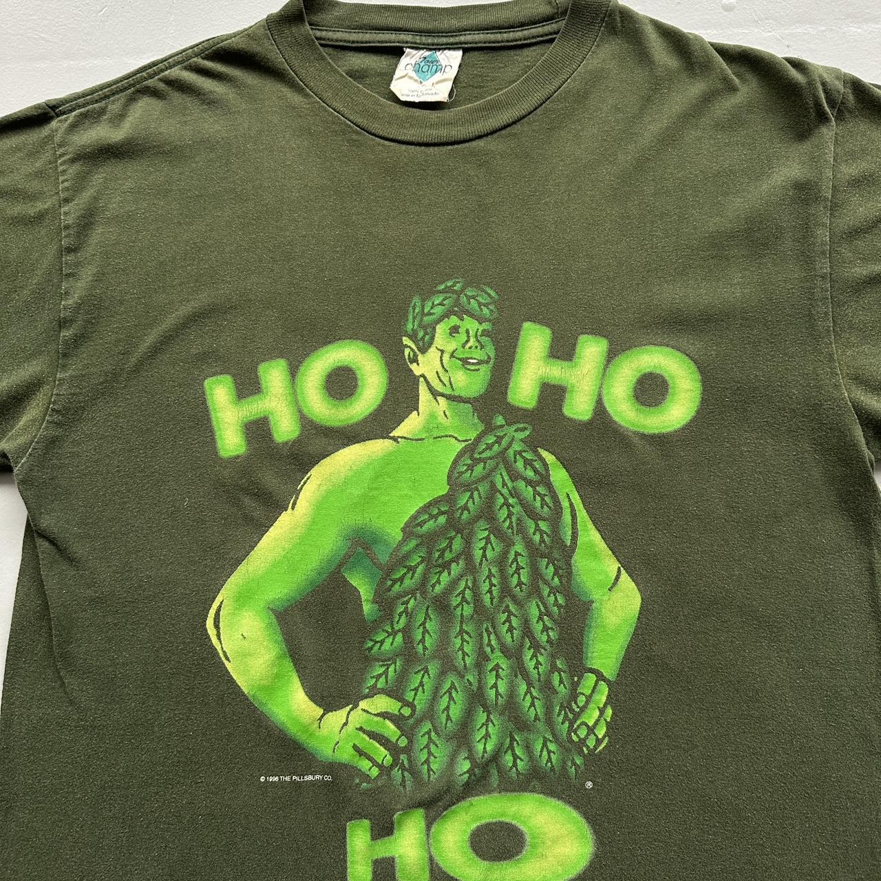 Green Pillsbury Jolly Green Giant 90s Vintage Graphic T-Shirt - Large