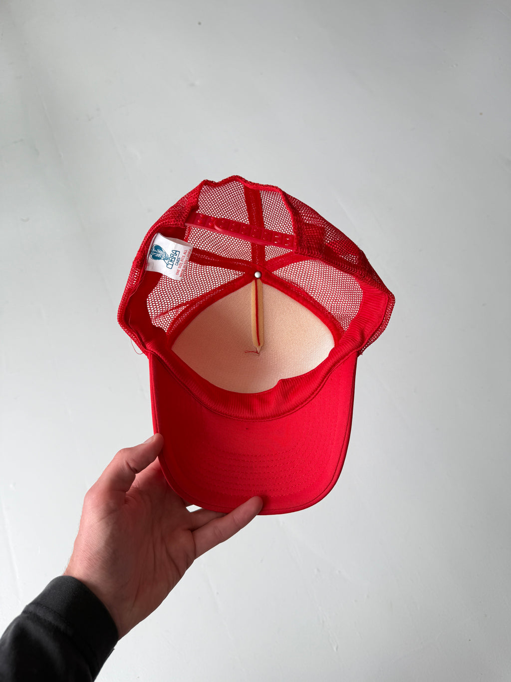 Red Richards Landscaping Vintage Foam and Mesh SnapBack Trucker Cap