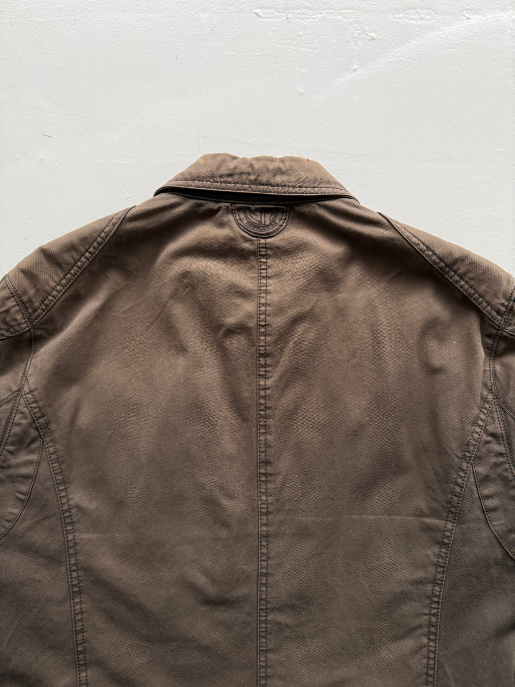 Brown Chevingon 90's Vintage Canvas Field Utility Jacket - UK 12