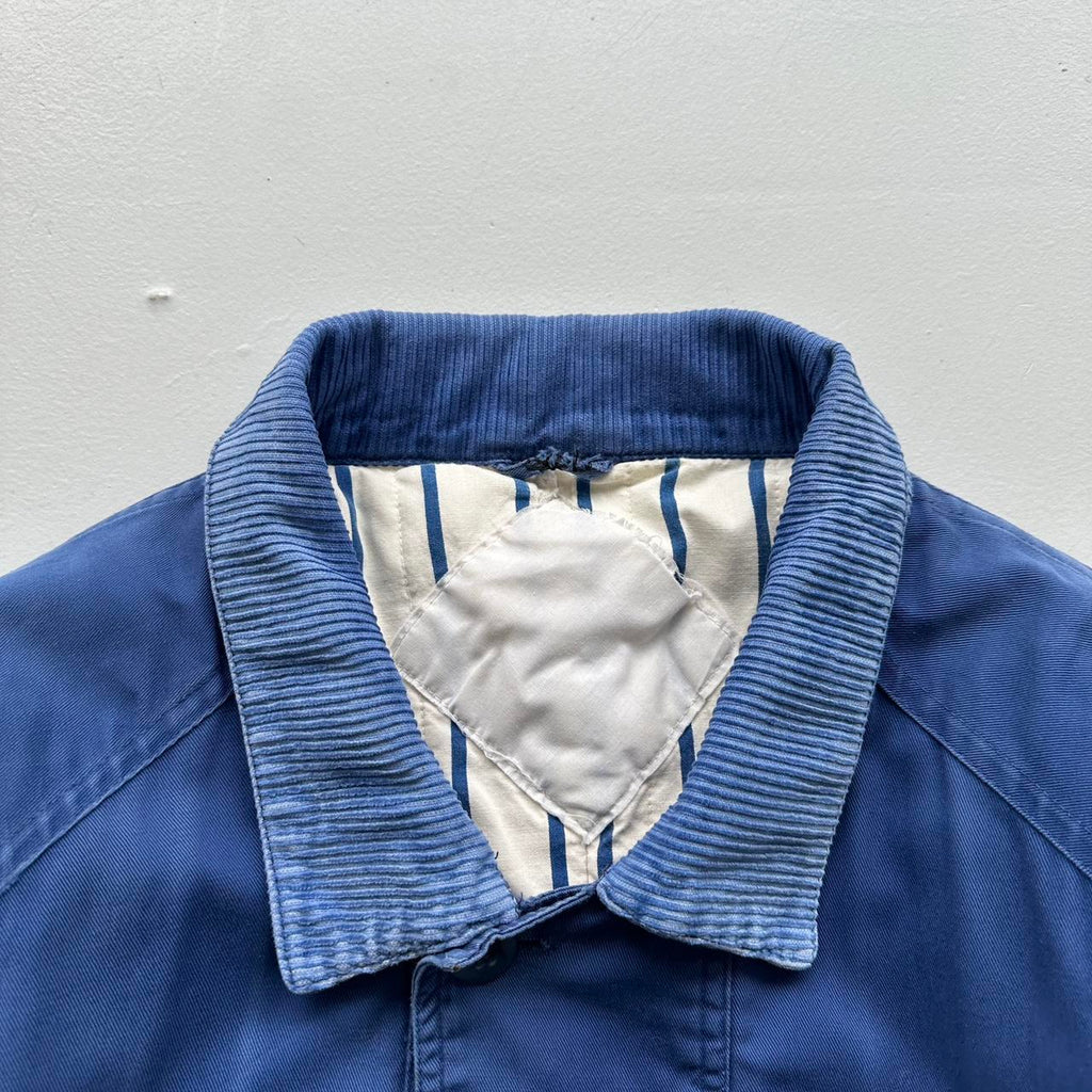 Vintage Blue Wrangler 70s/80s Padded Chore Jacket - Large