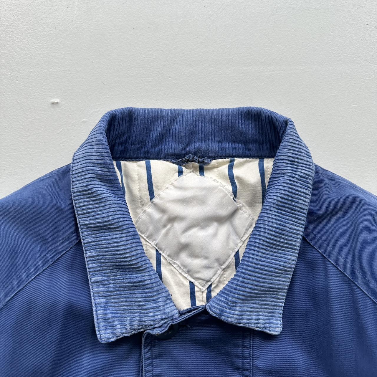 Vintage Blue Wrangler 70s/80s Padded Chore Jacket - Large