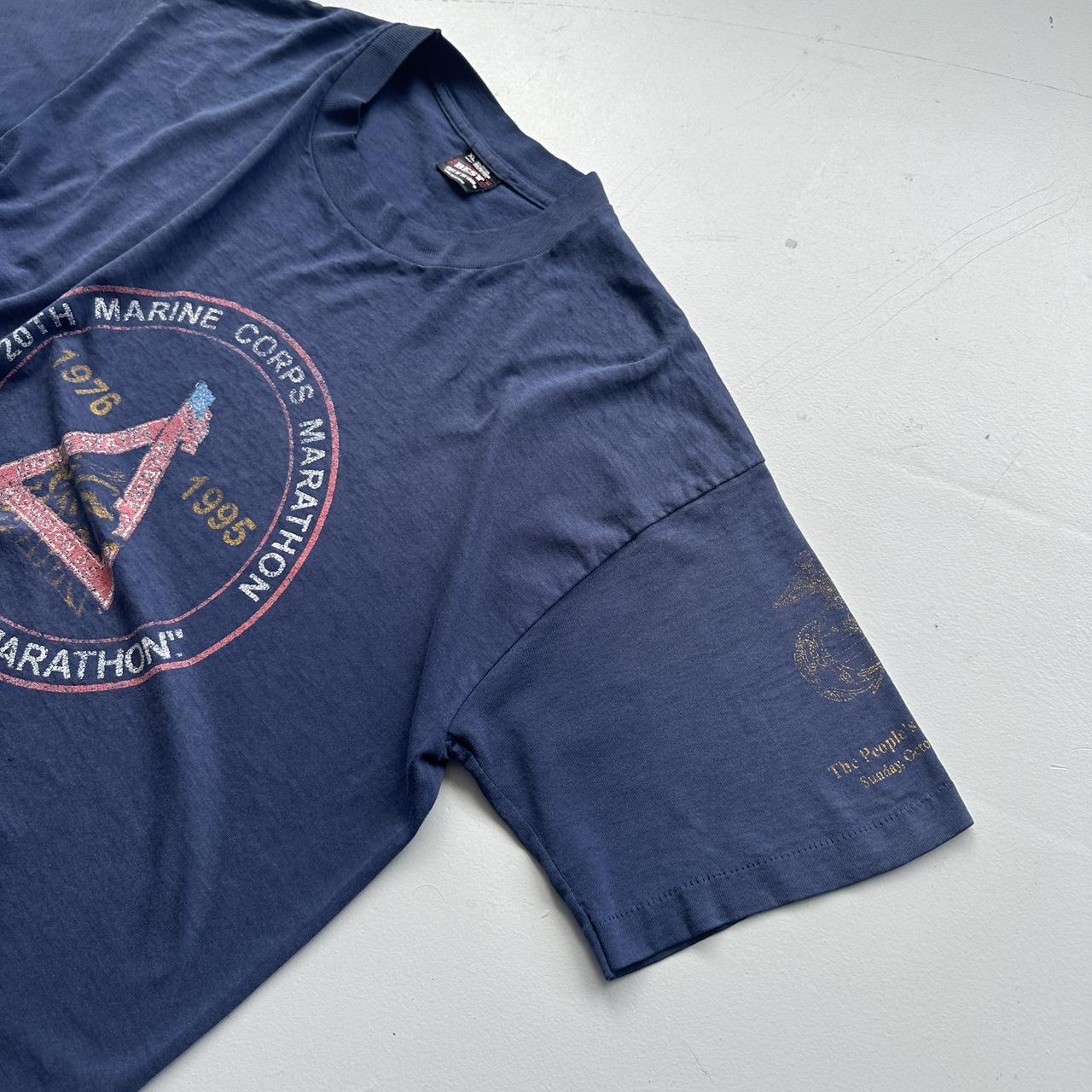 Navy Marine Corps 80s/90s Americana Vintage T-shirt - XL